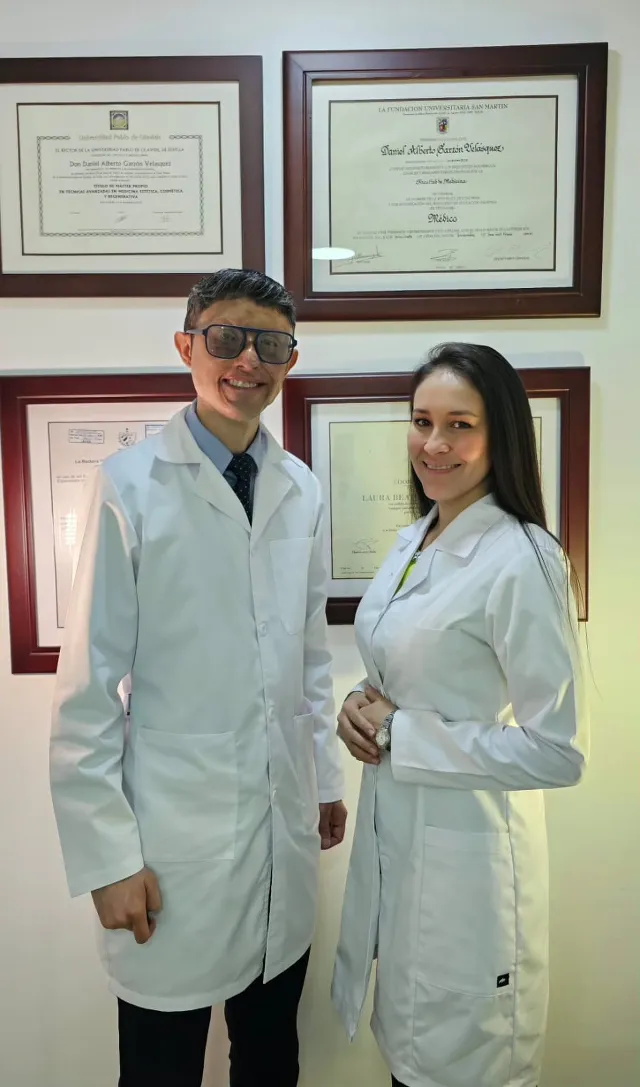 Dr. Daniel Garzón y Dra. Laura Sandoval